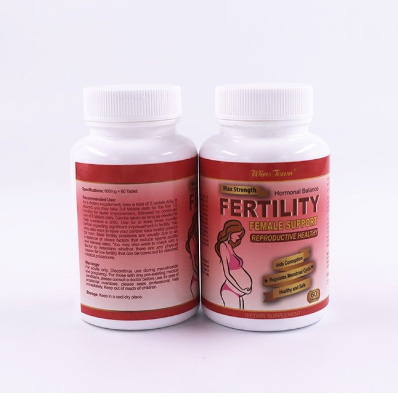 Safe Female Supplement Boost Fertility Tablet Conception Customized Service Private Label 60 Tablet for Baby