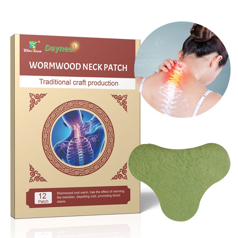 Relieve Neck Discomfort Neck Massage Patch Natural Herbal Wormwood Neck Patch