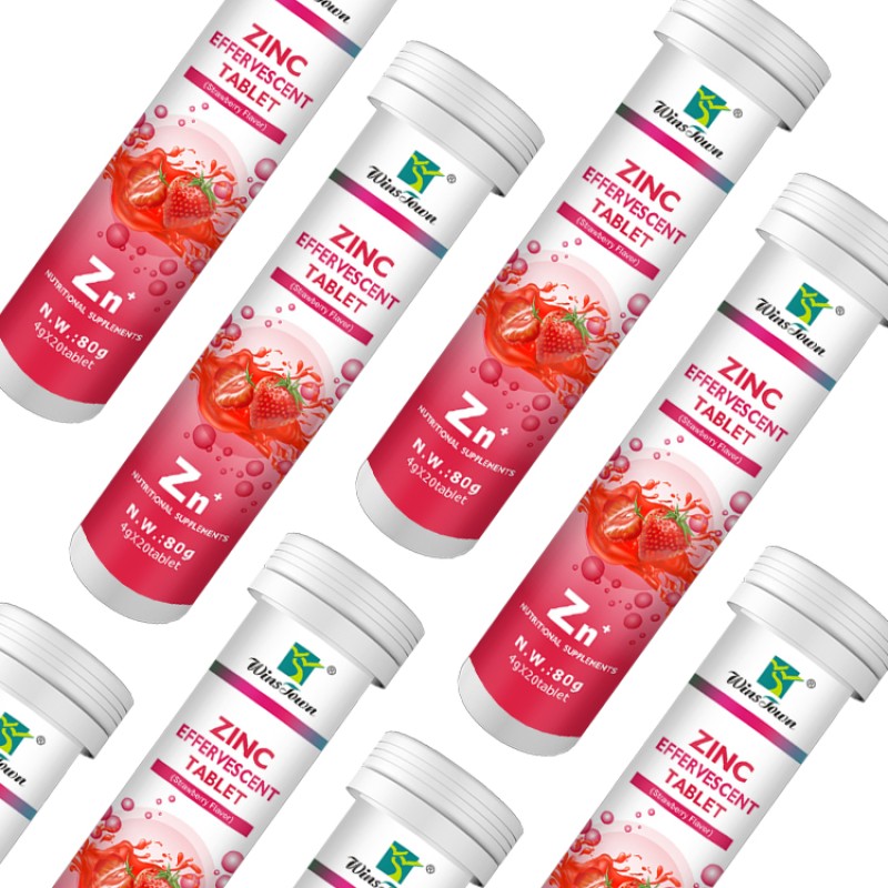 OEM/ODM Wholesale Vitamin c Zinc Skin-whitening Custom Multi-flavored Multivitamin Effervescent Tablets