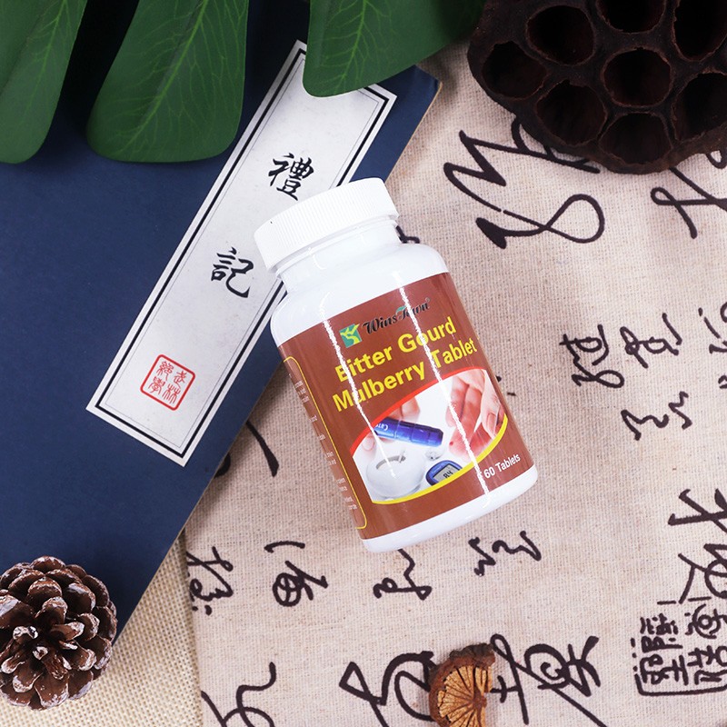 Winstown Enhance the Secretion of InsulinPromote Blood Circulation Ofheart and Brain Vessels Bitter Gourd Mulberry Tablet