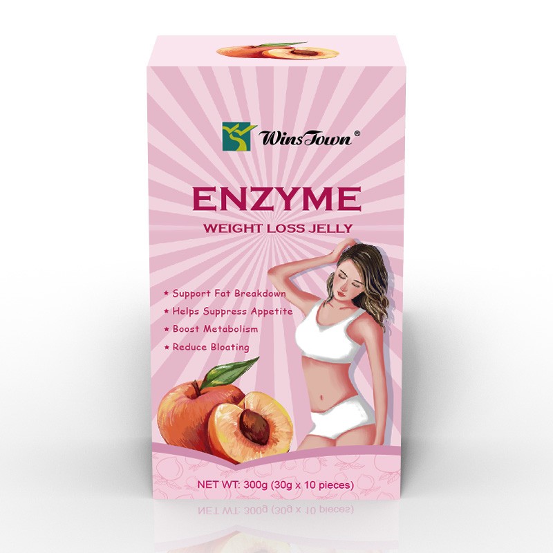 Peach Flavor Enzyme Weight Loss Jelly Yummy Fruit Syrup Flavor Jellies Candy Pudding Stick Fruit Jelly