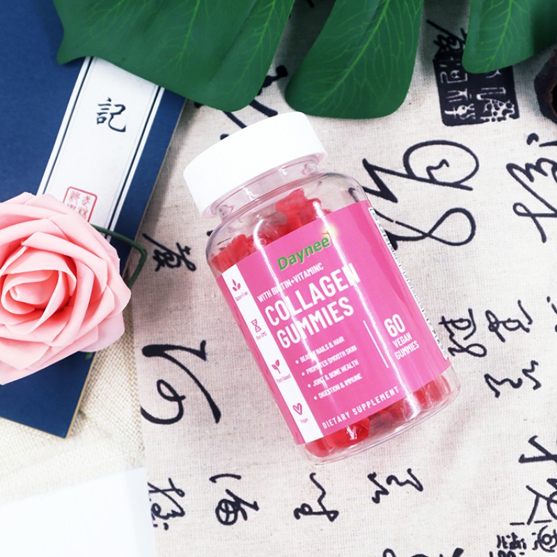 Factory Wholesale Multivitamin Supplements Gummy Candy Skin Whitening Collagen Gummies