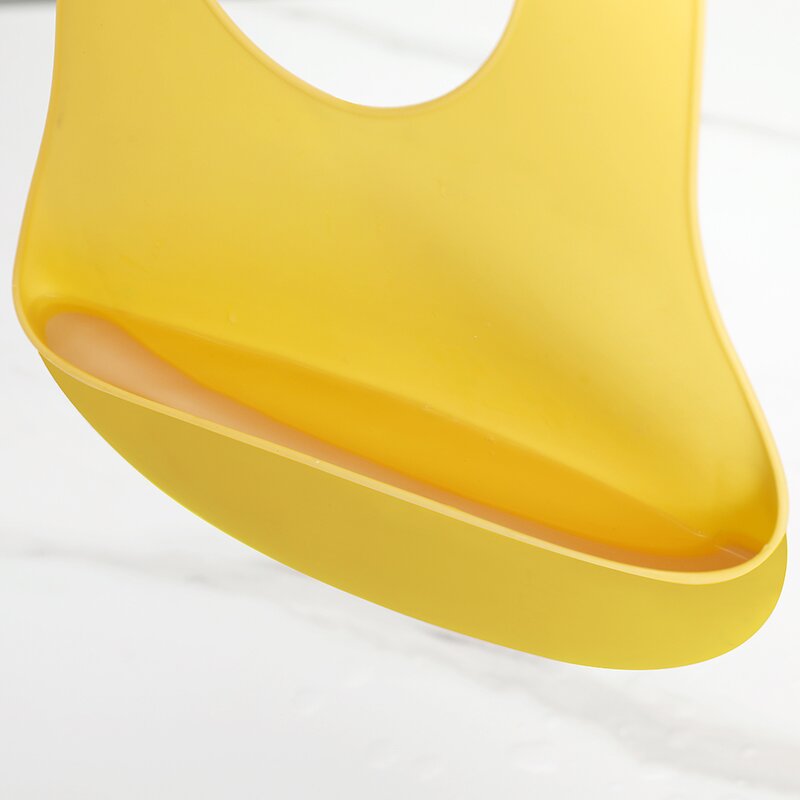 Silicone Baby Bib -- Soft Waterproof Bib for Babies and Toddlers Adjustable Buckle
