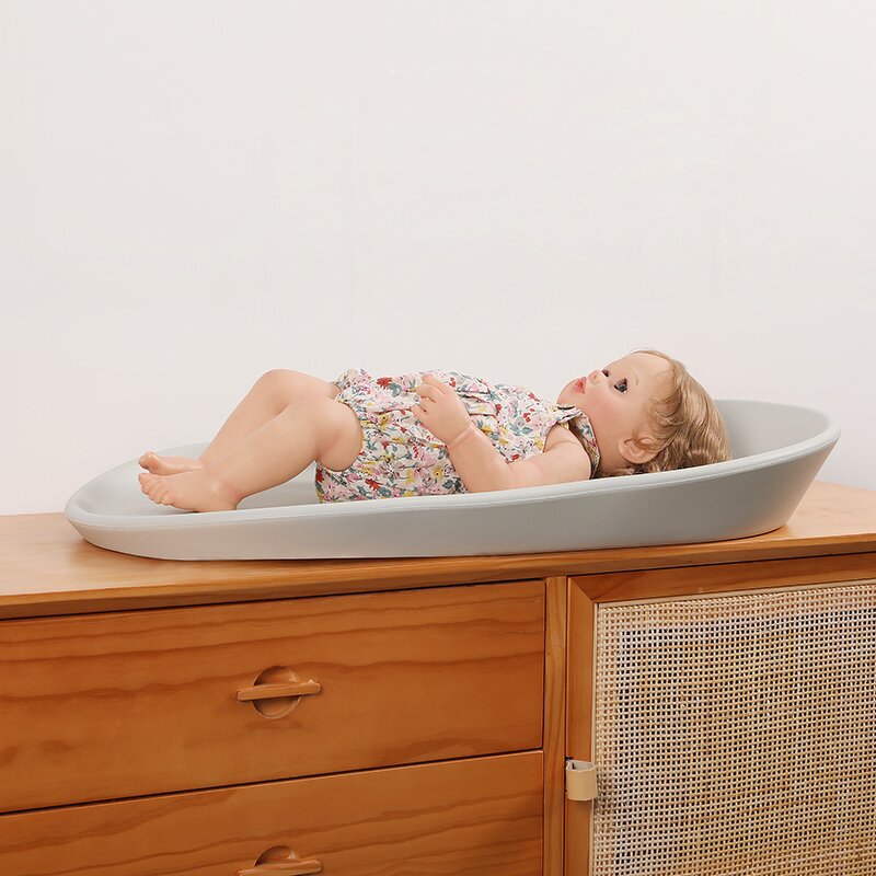 New EVA Material Waterproof Anti-Slip Baby Changing Pad with Standard Dresser Changing Bed Sofa Safety Strap