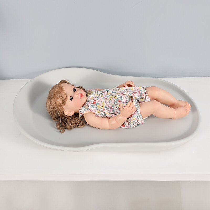 New EVA Material Baby Changing Pad Waterproof Anti-Slip with Safety Strap Compatible with Standard Dresser Bed Sofa