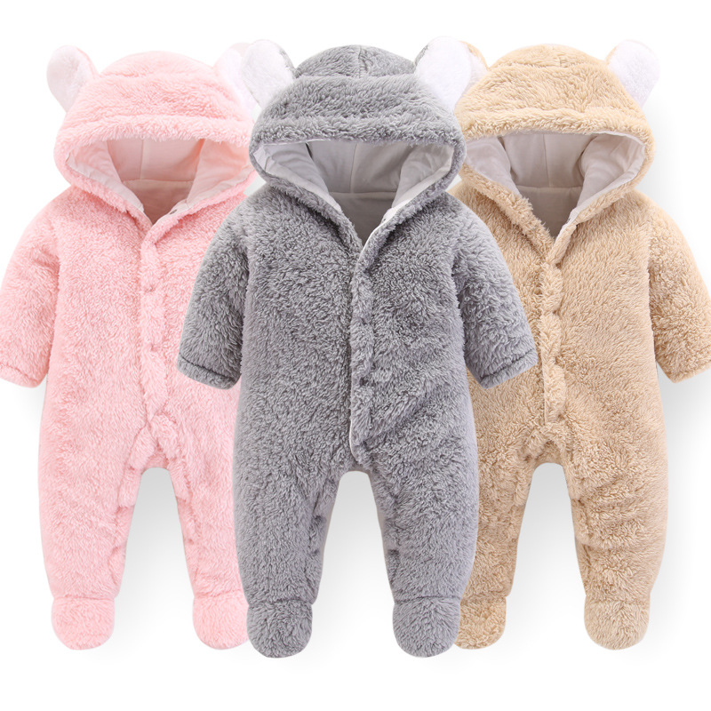 Newborn Baby Children Ropa De Bebe Recien Nacido Organic Baby Clothing Window Pants Winter Newborn Baby Clothing Footed Pajamas