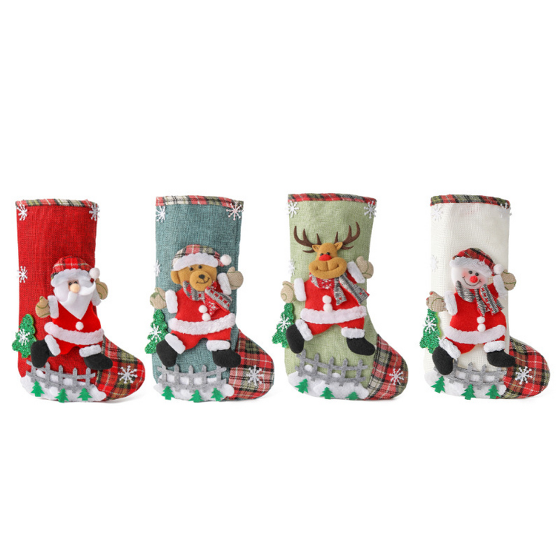 Calcetines De Navidad Children Product Children Cute Gift Socks Filler Novedosos Adornos Decoration Noel Cadeaux Christmas