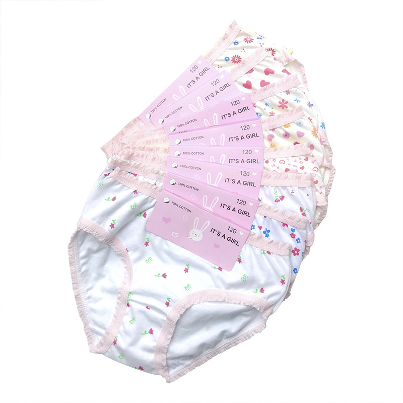 Cheap Wholesale Mixed Pure Cotton Girl Underwear