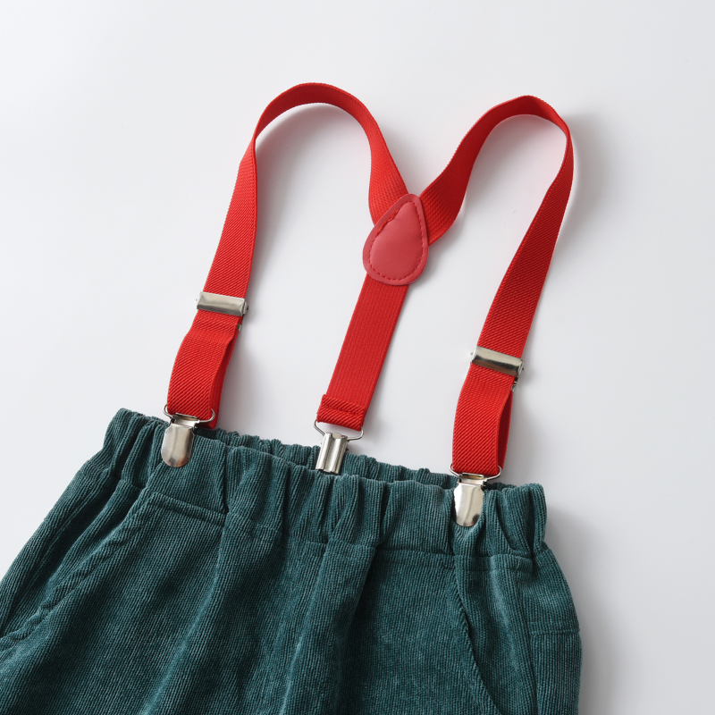 Formal Santa Claus Navidad Gift 2025 Gift Creative Festival Children Stripe Bow 2 pcs Children Suit Boy Christmas Weihnachten