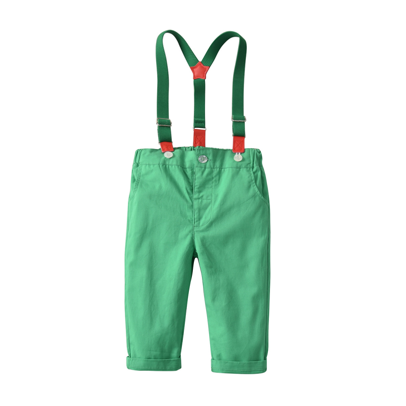 Formal Christmas Gift Creative Festival Children Set Stripe Print Children Suit Set Boy Overalls 2025