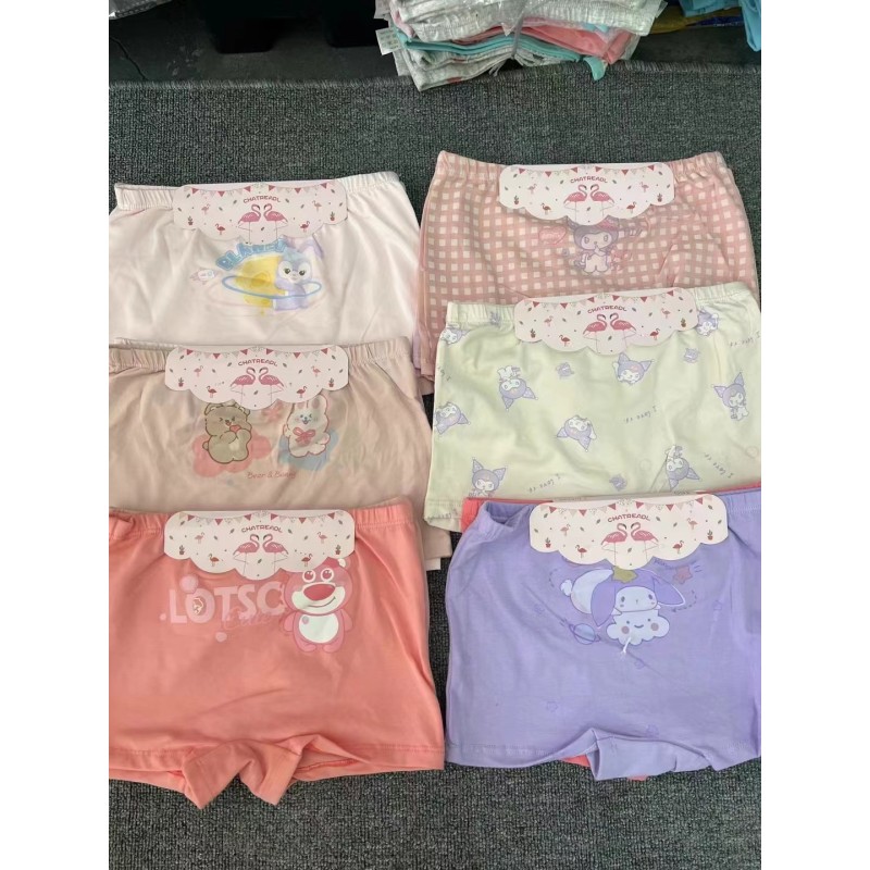 Cheap Wholesale Mixed Pure Cotton Girl Underwear