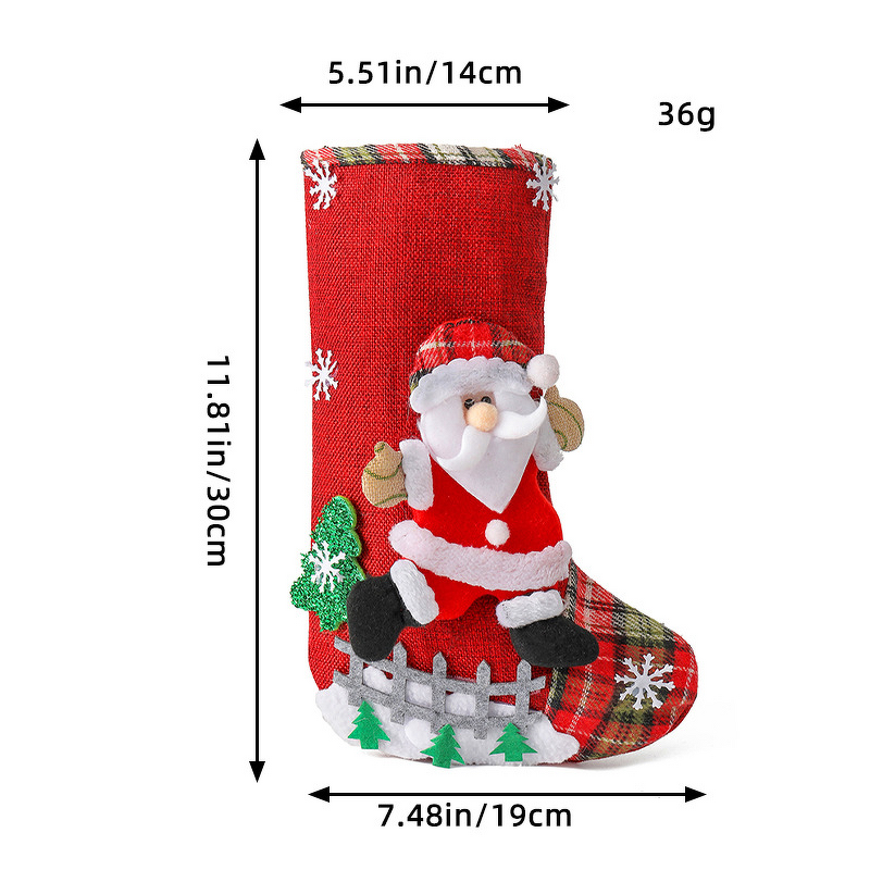 Calcetines De Navidad Children Product Children Cute Gift Socks Filler Novedosos Adornos Decoration Noel Cadeaux Christmas