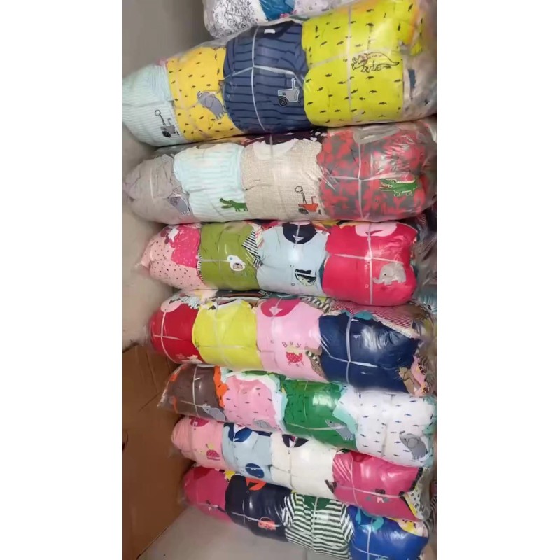 Mixed Children Lote De Ropa Nueva Al Por Mayor Unisex Wholesale Stock Liquidation Bulk Bundle Clothes Children Baby Infant Clothing