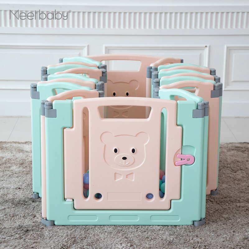 High Quality Custom Foldable Baby Playpen Space Saving Safety Baby Playpen Toddler Activity Play Center