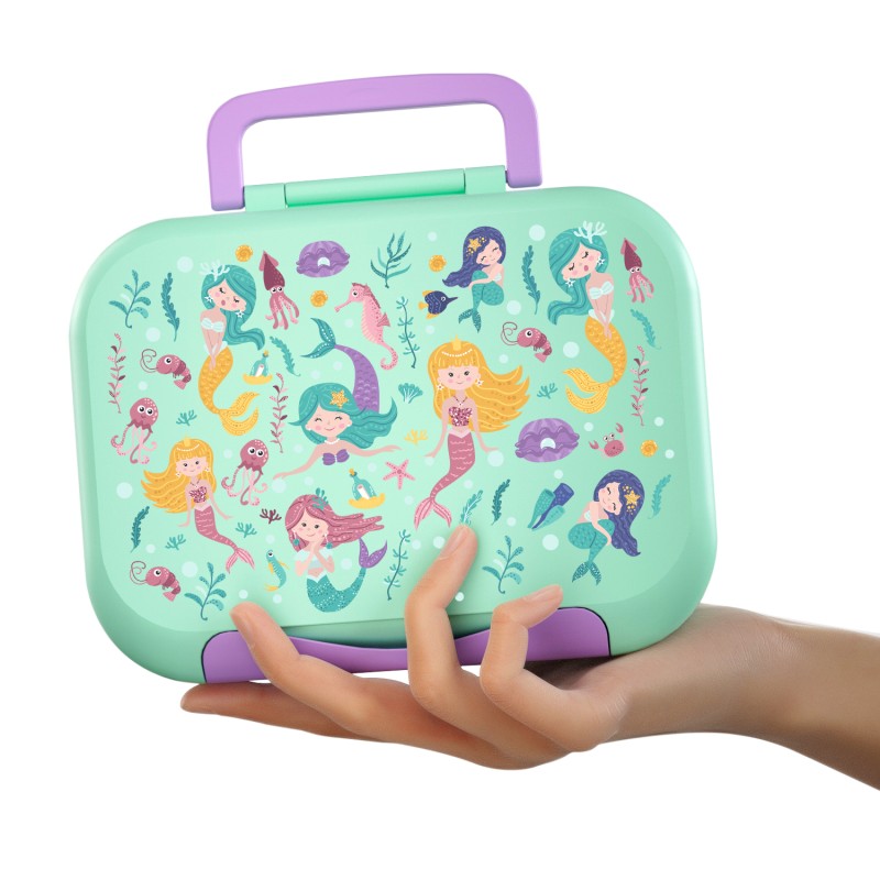 New Release Premium Children's Lunch Box 3 Compartments Non-Toxic BPA-Free Eco-Friendly Kids Back to School Supplies