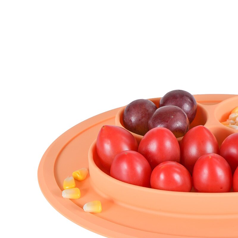 Wholesale Baby Tableware Baby Plate with Suction Children's Plate Feeding Training Toddler Plate