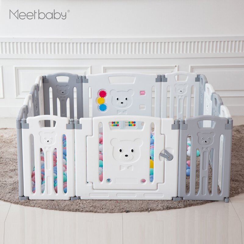 High Quality Custom Foldable Baby Playpen Space Saving Safety Baby Playpen Toddler Activity Play Center