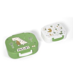Portable Plastic Lunch Box with Cute Style Microwave and Freezer Safe Kitchen Food Container Includes Lid