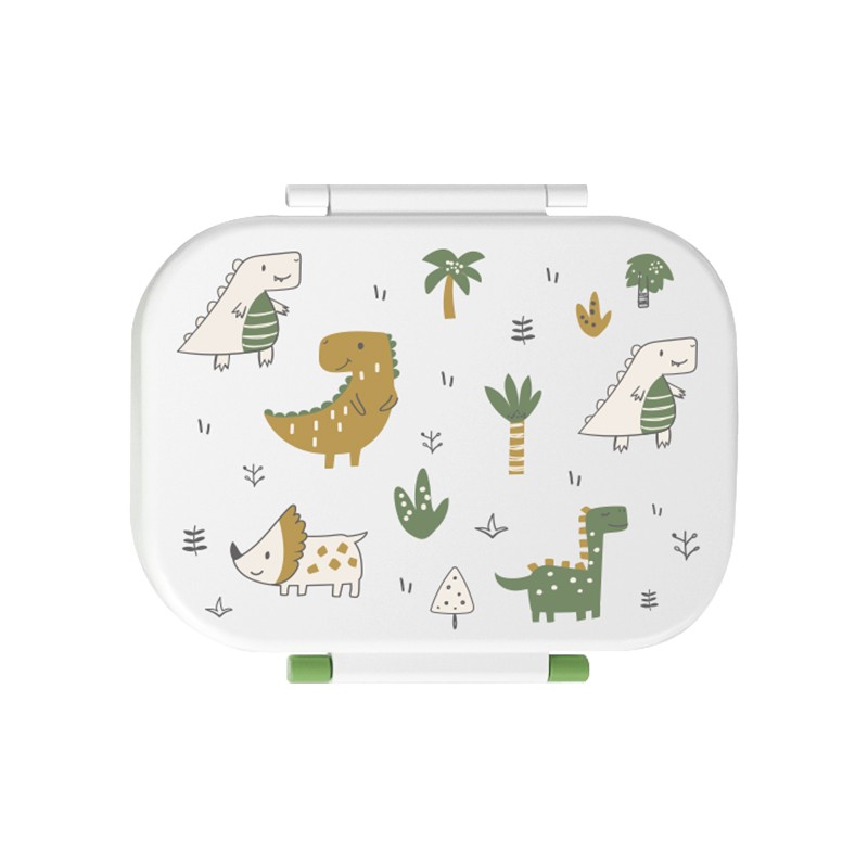 Wholesale Durable Plastic Children's Lunch Box Portable 3-Compartment Children's Food Container