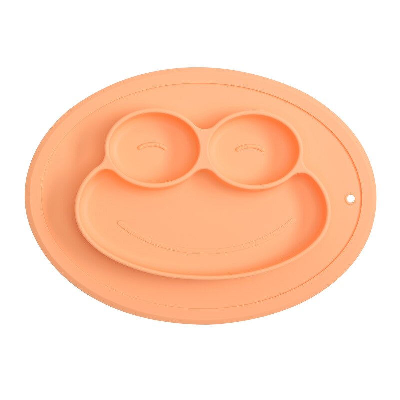 Wholesale Baby Tableware Baby Plate with Suction Children's Plate Feeding Training Toddler Plate