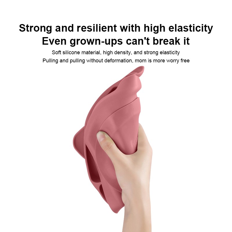 Custom Logo Silicone Toddler Food Feeding Plate Children Divided Tableware Dish Set BPA-Free No-Spill Baby Plate with Suction