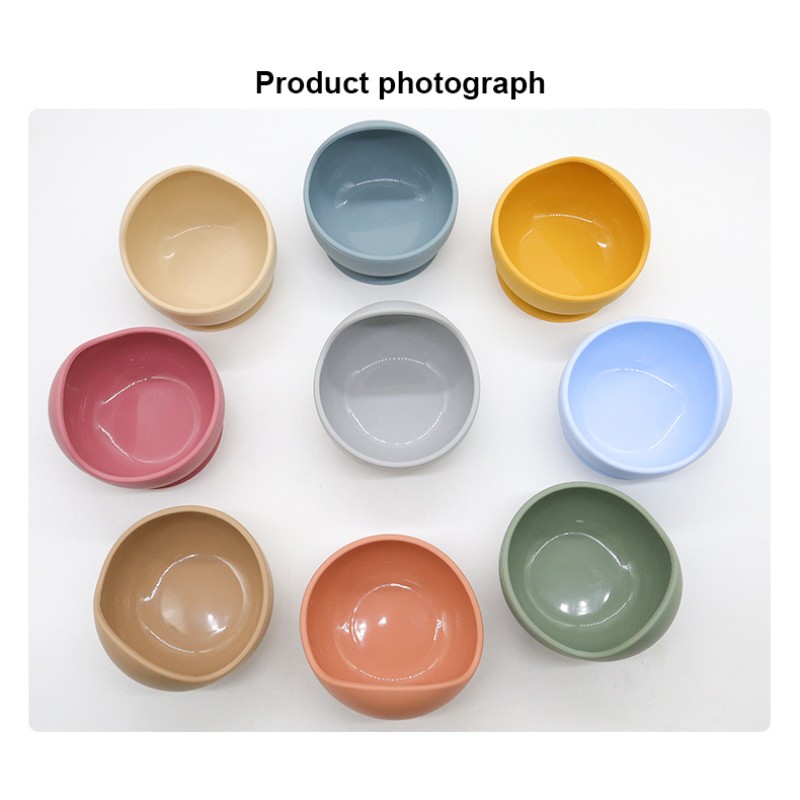 Feeding Bib Baby Silicone Bowl Safe Plate Feeding Set Baby Suction Silicone Plate Baby Bowl