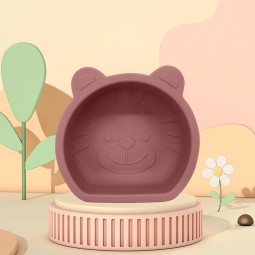 New BPA-Free Children Product Splash-Proof Silicone Toddler Waterproof Tableware Drop-Proof Baby Food Feeding Suction Set