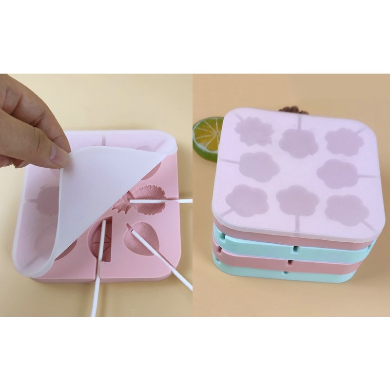 China Custom 3d Round Transparent Silicone Ice Ball Mold with Lid Diamond Silicone Ice Cube Tray