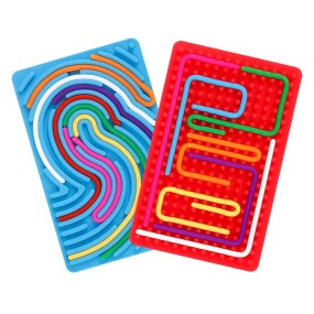 Custom Wholesale Baby Sensory Children Activity Board Wooden Sensory Busy Board Autism Children Fidget Toy