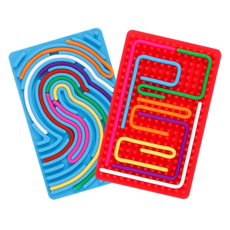 Custom Wholesale Baby Sensory Children Activity Board Wooden Sensory Busy Board Autism Children Fidget Toy