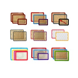 Custom Eco-Friendly Baking Mat and Silicone Baking Mat 5-Piece Set for Dough Kneading and Microwave