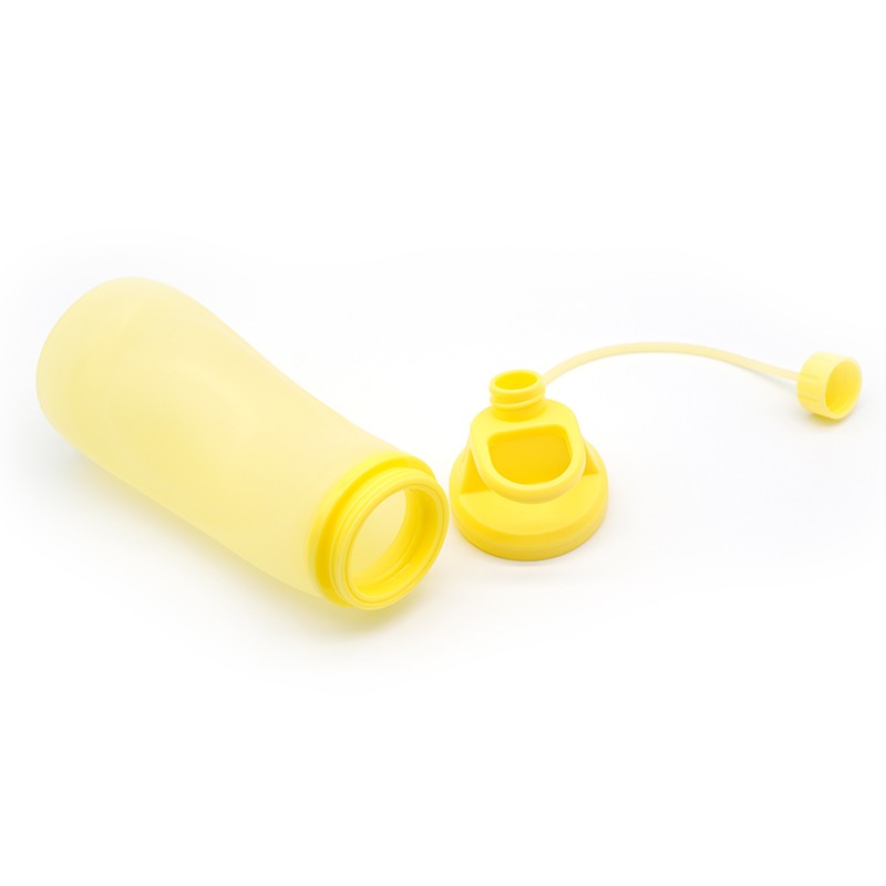 Hot Selling Eco-Friendly Reusable Silicone Travel Folding Bottle Sports Portable Collapsible Silicone Water Bottle