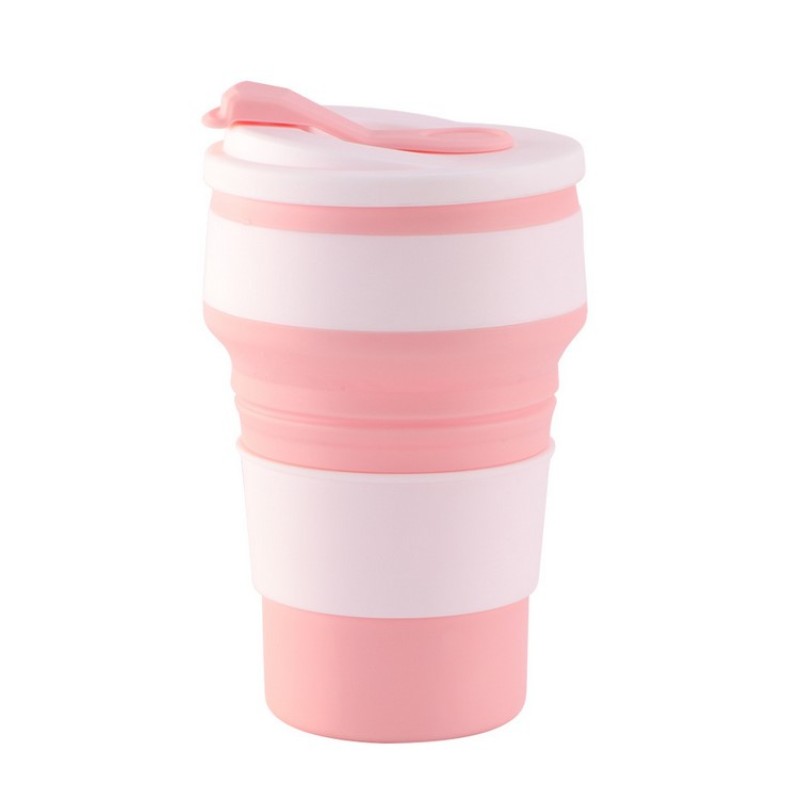 BPA Free Silicone Material Portable Coffee Cup Collapsible Travel Cup Wholesale