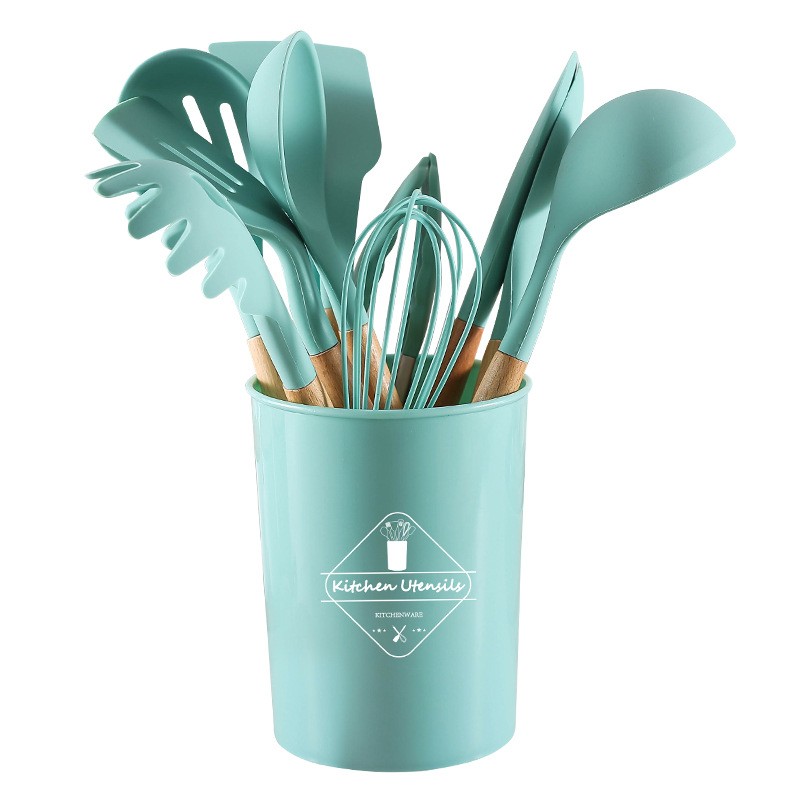 Manufacturer Wholesale Full Set Silicone Cooking Baking 10pcs Kitchen Utensils