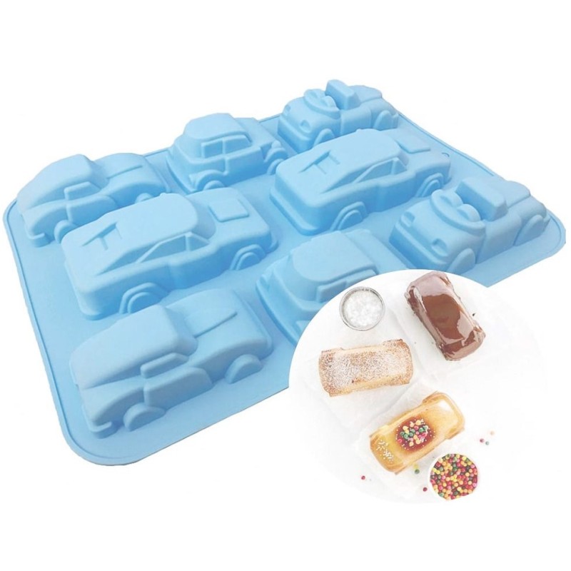 Silicone 3D Cake Mold Car Non-Stick Pure Silicone Mousse Cake Mold