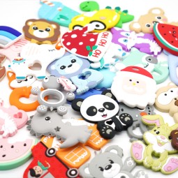 Wholesale Baby Silicone Stacking Toy Animal Shape DIY Baby Teether
