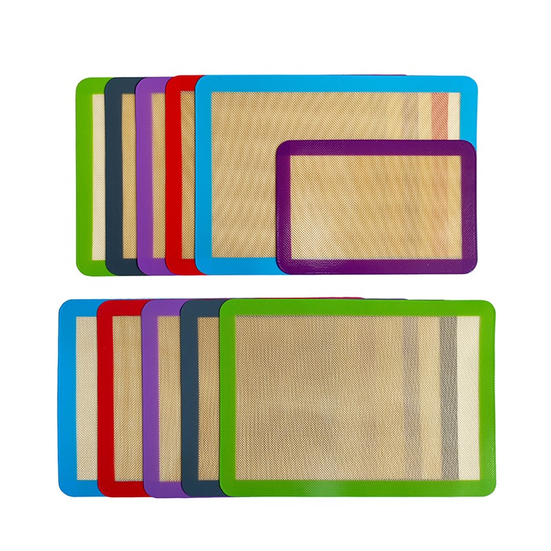 Custom Eco-Friendly Baking Mat and Silicone Baking Mat 5-Piece Set for Dough Kneading and Microwave