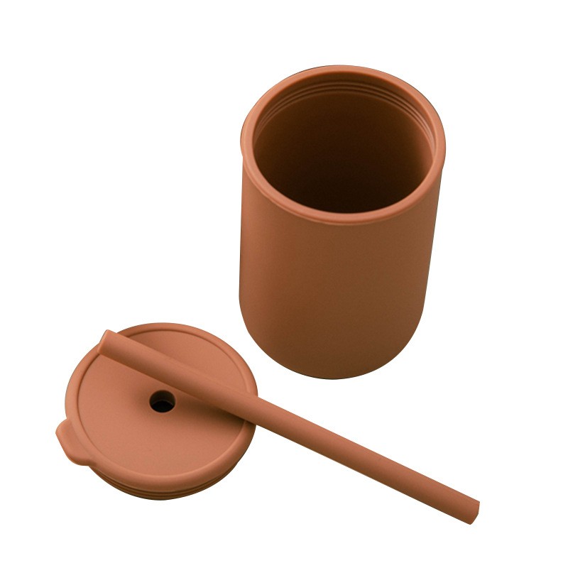 Dishwasher Safe Non-Slip Soft Baby Drinking Cup BPA Free 100% Food Grade Silicone Baby Feeding Training Cup