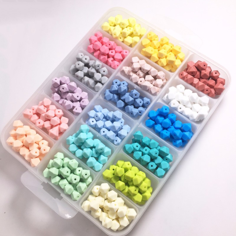 Custom Wholesale Eco-Friendly DIY Soft Teething Silicone Pen Beads Silicone Beads for Pen Making