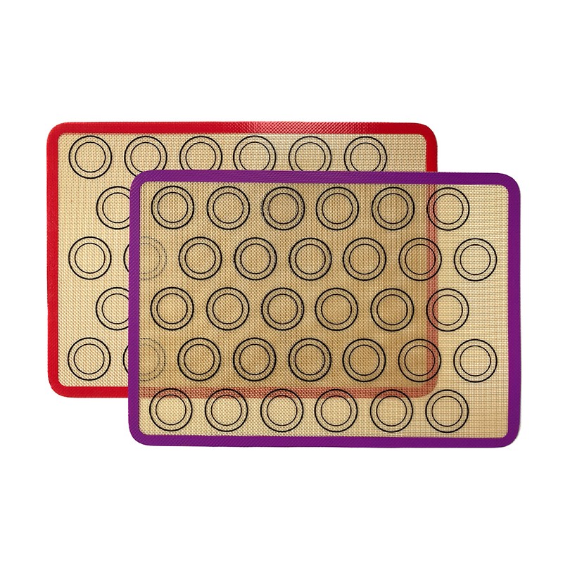 Custom Eco-Friendly Baking Mat and Silicone Baking Mat 5-Piece Set for Dough Kneading and Microwave