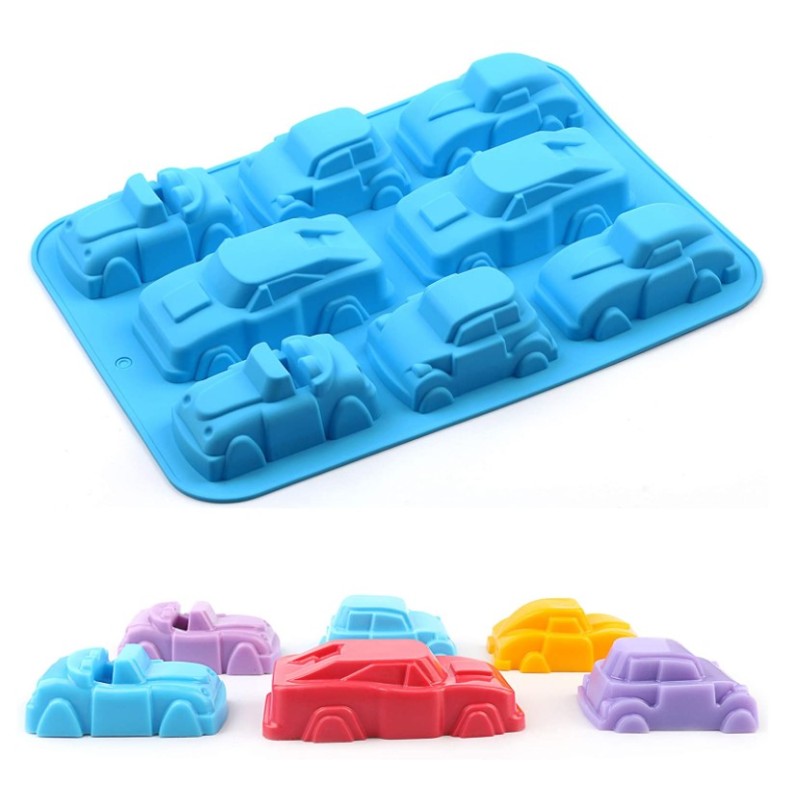 Silicone 3D Cake Mold Car Non-Stick Pure Silicone Mousse Cake Mold