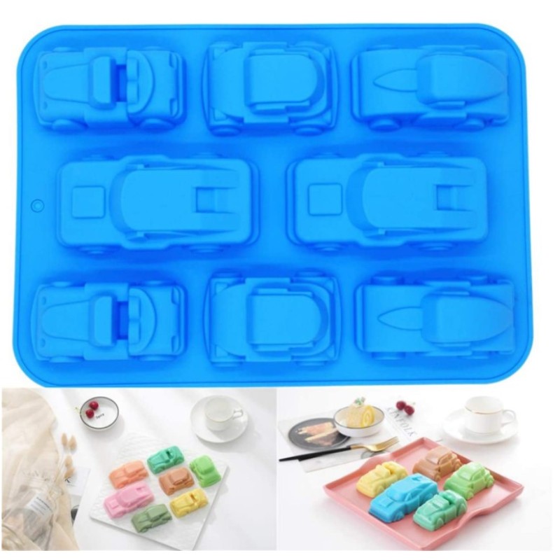 Silicone 3D Cake Mold Car Non-Stick Pure Silicone Mousse Cake Mold