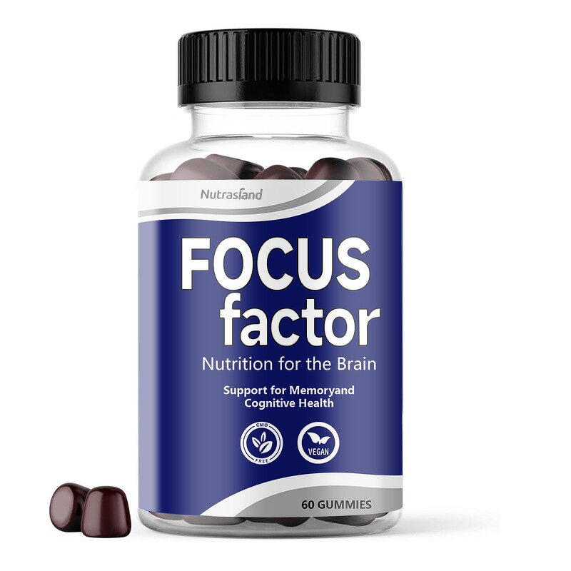 Focus Gummies Herbal Dietary Supplement Gel Candies Cross-border Supplement