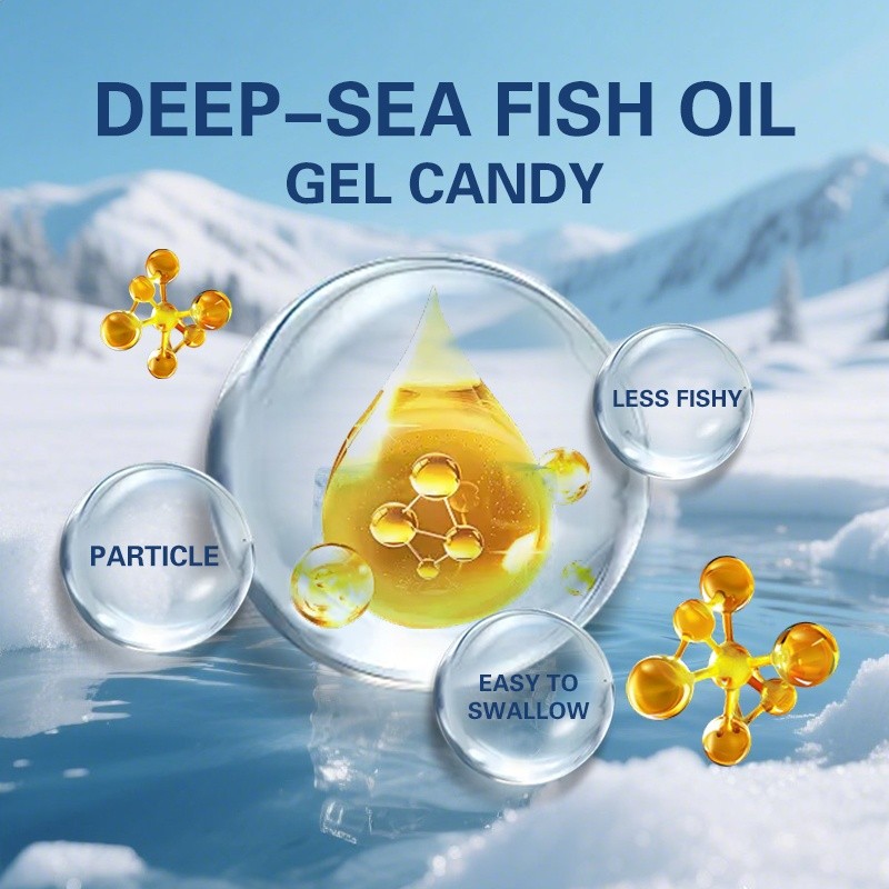 Omega 3 Fish Oil Burpless Softgel Capsules for Men Children Adults EPA DHA Softgel Capsules