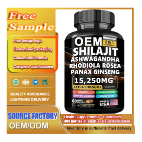 Hot Sale Shilajit Capsules Pure Himalayan Shilajit with Ashwagandha Supplement