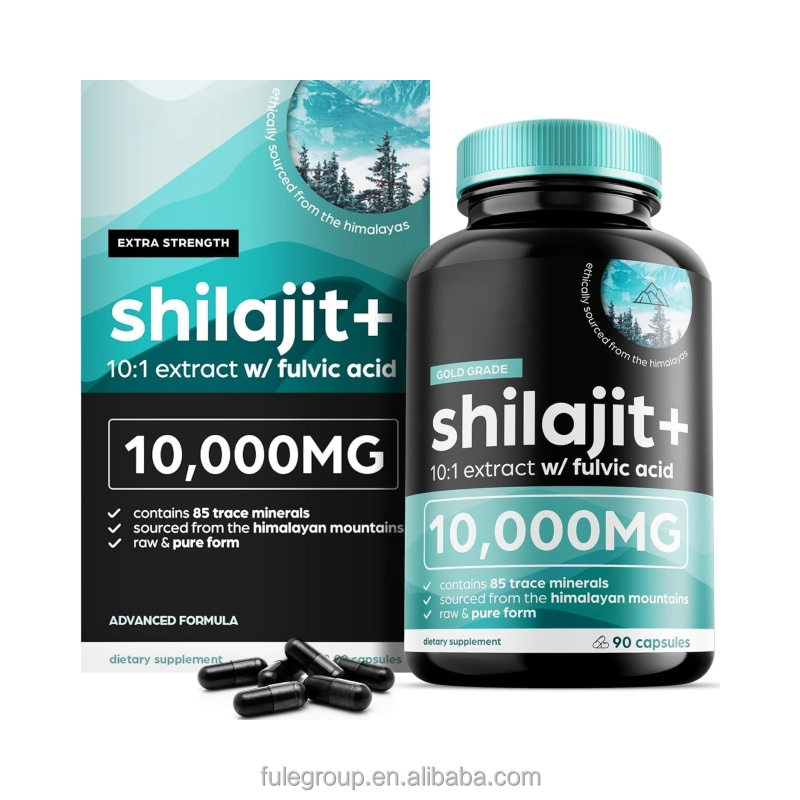 OEM Private Label Ashwagandha Shilajit Supplement Shilajit Pure Himalayan Ashwagandha Shilajit Capsules