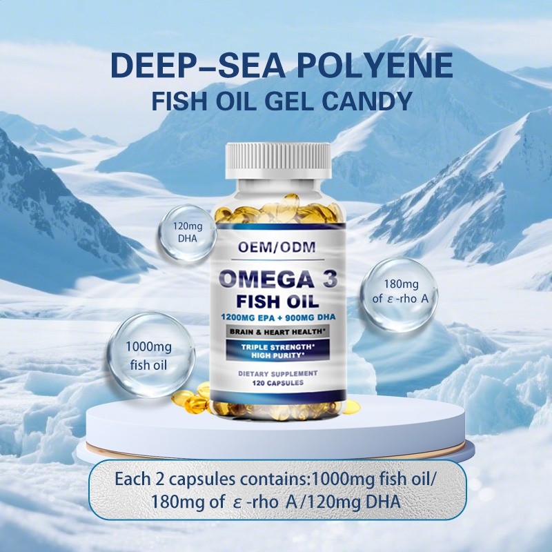China Wholesale High Quality Alaska Natural Fish Oil Omega 3 Softgel Capsules