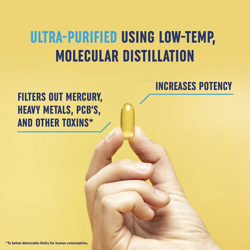 New 2025 Hot Sale OEM/ODM Omega 3 Salmon Oil Burpless Softgel Capsules China Adult EPA DHA