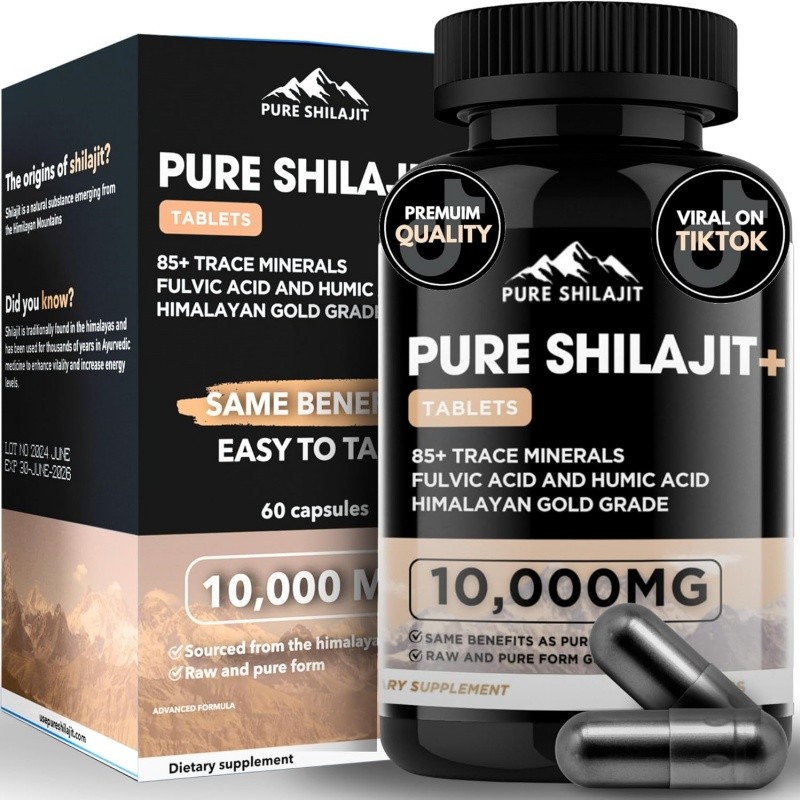 OEM Private Label Shilajit 100% Pure Natural Himalayan Organic Shilajit Capsules Resin Shilajit Resin