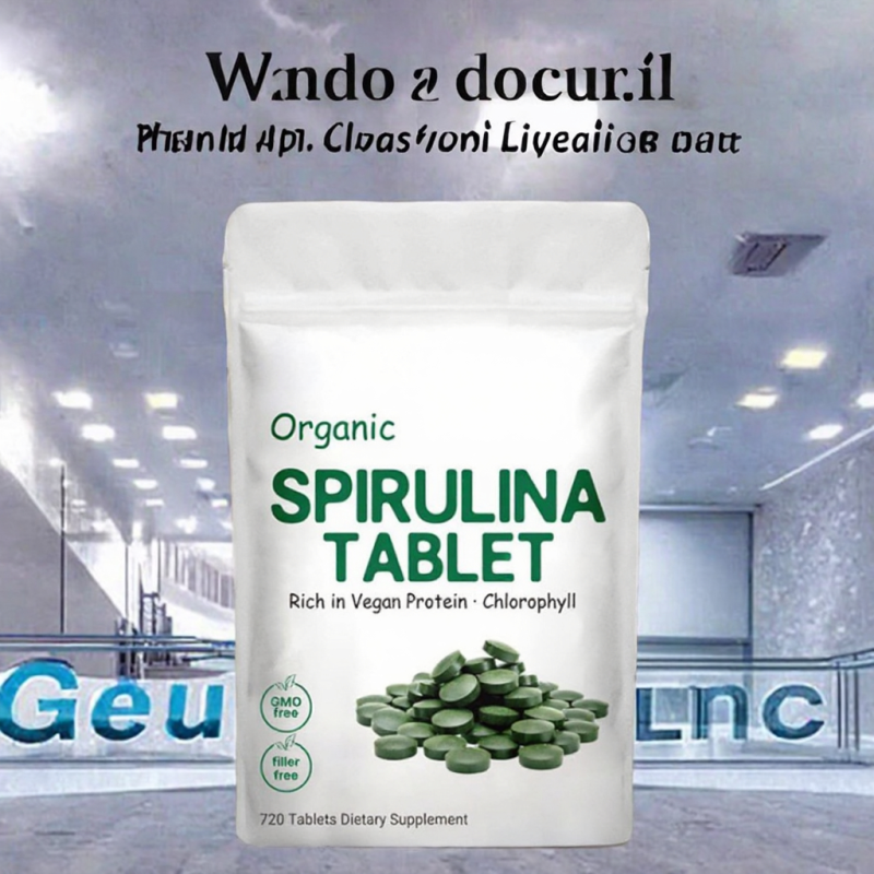 Manufacturer Supply 100% Pure Natural Organic Energy Boosting Spirulina Tablets